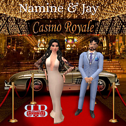 Lucky winner Namine & Jay- Casino Night  4/13/2025
